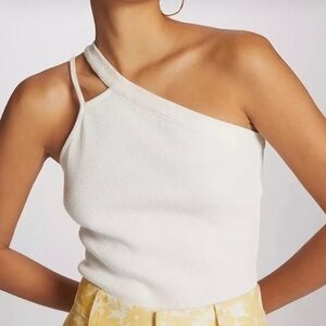 Anthropologie Maeve One-Shoulder Top
